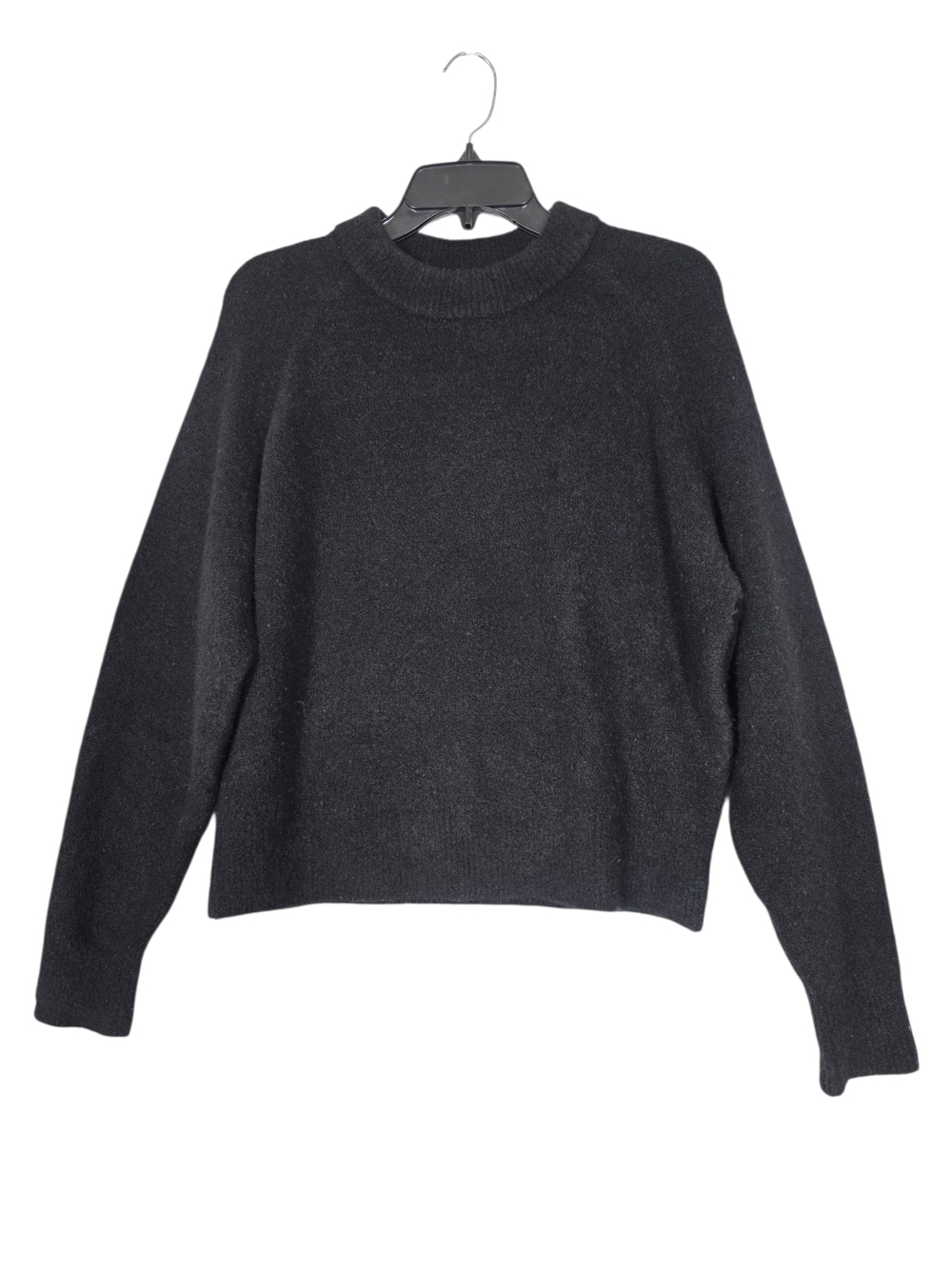 White + Warren Charcoal Crewneck Sweater